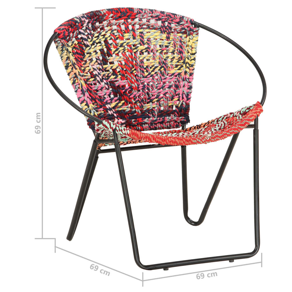 Apaļš krēsls, dažādas krāsas, chindi audums cena un informācija | Virtuves un ēdamistabas krēsli | 220.lv