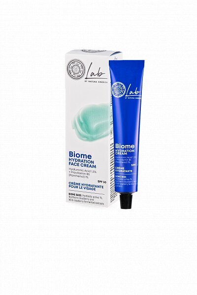 Mitrinošs sejas krēms - Natura Siberica Lab Biome SPF30, 50 ml cena un informācija | Sejas krēmi | 220.lv