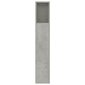 Galvgalis-skapis, betona pelēks, 160x18,5x104,5cm cena un informācija | Gultas | 220.lv
