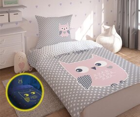 Bērnu tumsā spīdošs gultas veļas komplekts Detexpol, 160x200, 2 daļu cena un informācija | Bērnu gultas veļa | 220.lv
