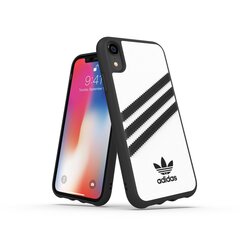 Чехол Adidas для iPhone XR, белый цена и информация | Чехлы для телефонов | 220.lv
