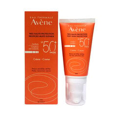 Солнцезащитный крем Avene Eau Thermale Face Cream SPF50+, 50 мл цена и информация | Кремы от загара | 220.lv