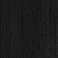 Gultas rāmis, melns, masīvkoks, 120x190 cm, 4FT, divvietīgs cena un informācija | Gultas | 220.lv