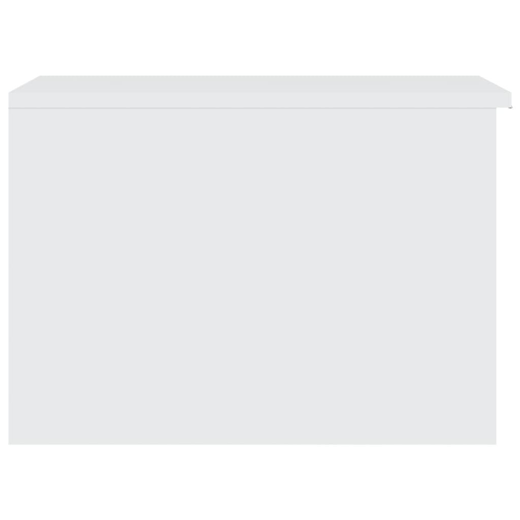 Kafijas galdiņš, balts, 50x50x36 cm, inženierijas koks cena un informācija | Žurnālgaldiņi | 220.lv