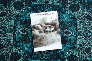 ANTIKA paklājs ritenis ancret azure, moderns ornaments, mazgājams - zils cena un informācija | Paklāji | 220.lv