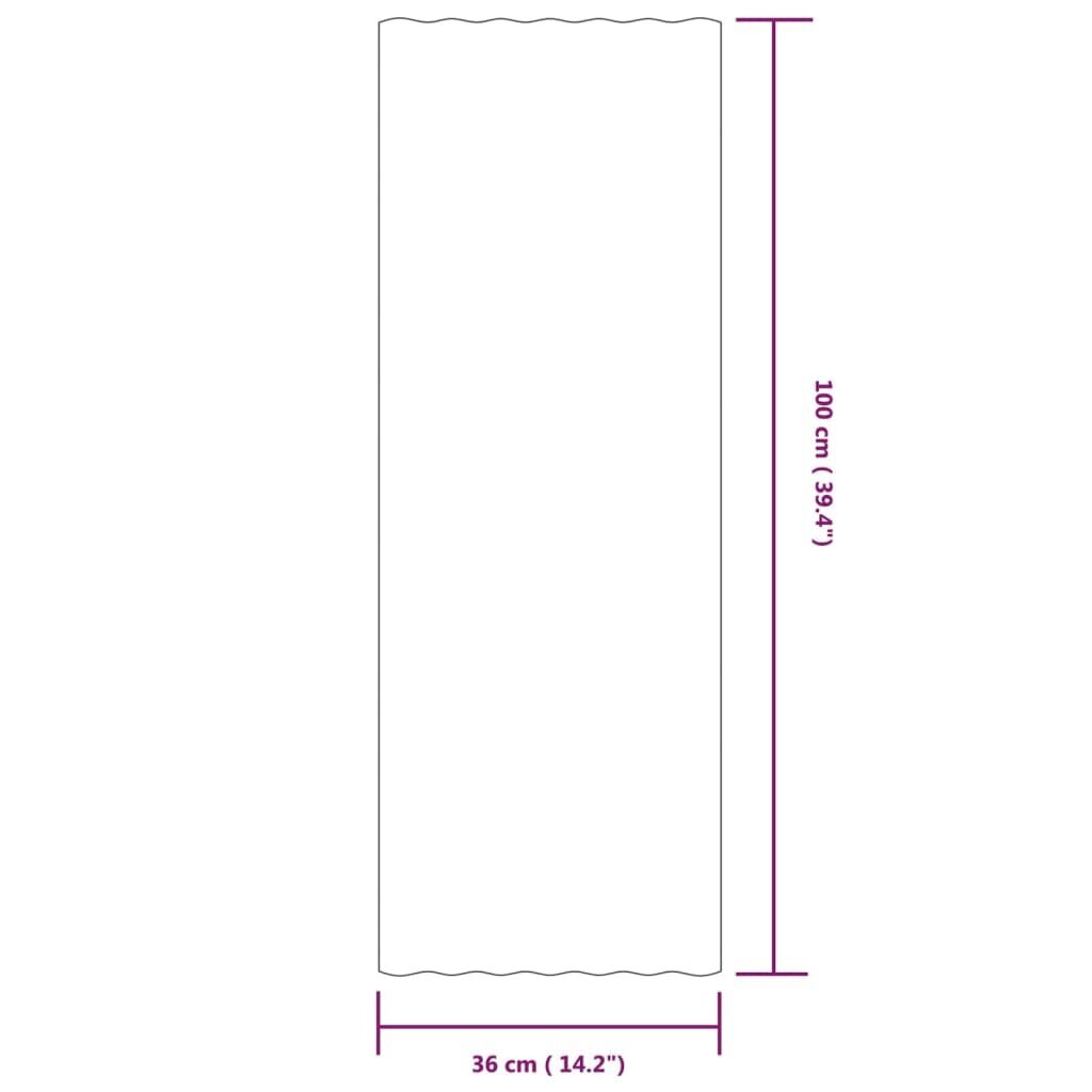 Jumta paneļi, 12gab., antracīts, 100x36cm, tērauds cena un informācija | Jumta segumi | 220.lv