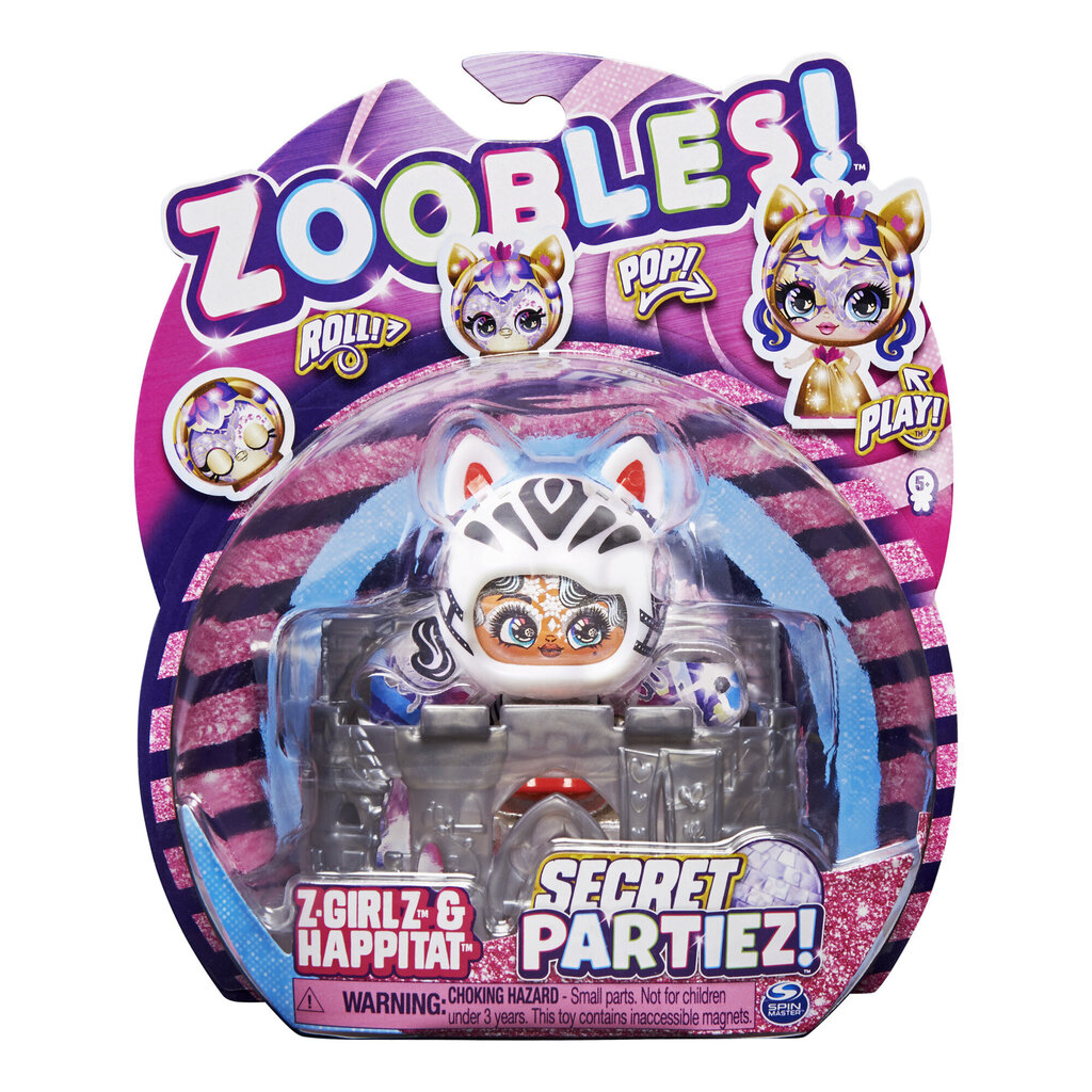 Figūriņa Zoobles Girls Secret Partiez, 2. sērija, 6061945 цена и информация | Rotaļlietas meitenēm | 220.lv