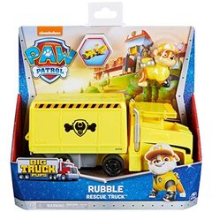 Транспортное средство Щенячий патруль (Paw Patrol) Big Truck Rubble, 6065317 цена и информация | Конструктор автомобилей игрушки для мальчиков | 220.lv