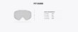 Slēpošanas brilles Spy Optic Crusher Elite, Matte White, baltas cena un informācija | Slēpošanas brilles | 220.lv