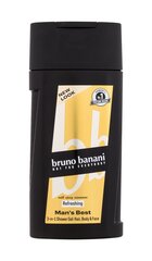 Dušas želeja Bruno Banani Man's Best 250 ml cena un informācija | Parfimēta vīriešu kosmētika | 220.lv