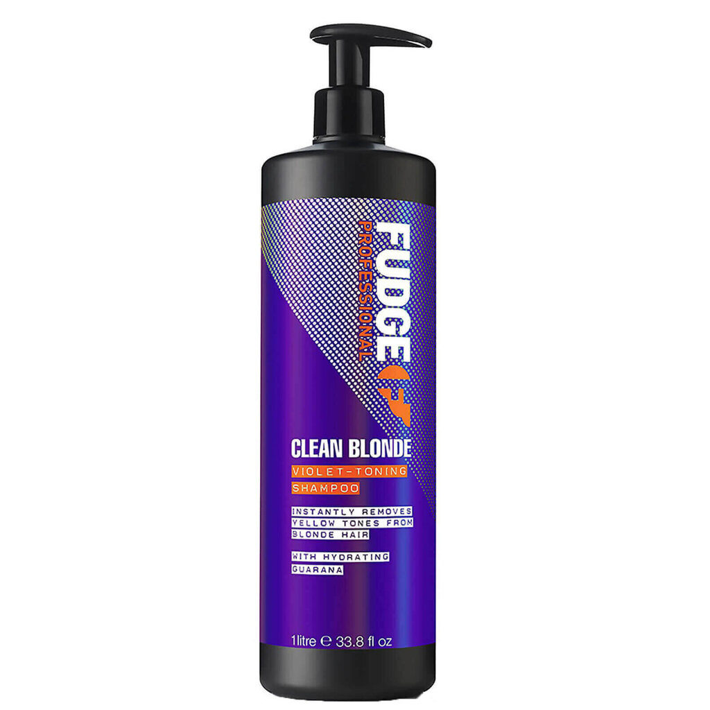 Dzelteno toni neitralizējošs šampūns Fudge Clean Blonde Violet Toning Shampoo, 1000 ml cena un informācija | Šampūni | 220.lv