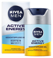 Krēms Nivea Men Hydrogel Active Energy, 50 ml cena un informācija | Sejas krēmi | 220.lv