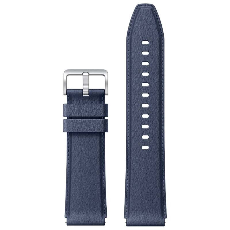 Xiaomi Leather Strap Blue cena un informācija | Viedpulksteņu un viedo aproču aksesuāri | 220.lv