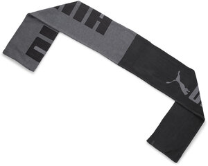 Шарф Puma Knit Scarf Black Grey 054057 01 054057 01 цена и информация | <p>Тапочки женские</p>
 | 220.lv