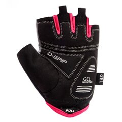 Велосипедные перчатки Meteor Gel GX34, серый/розовый цвет цена и информация | Велосипедные перчатки | 220.lv