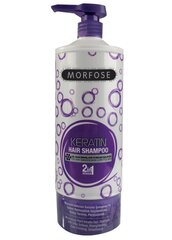 Шампунь для восстановления поврежденных волос Morfose Keratin, 1000мл цена и информация | Шампуни | 220.lv