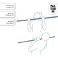 Šķērsstienis pievilkšanai Umbro, 62-100 cm цена и информация | Pievilkšanās stieņi | 220.lv