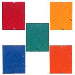 Kartona mape ar gumijas Exacompta A5 krāsu izvēli/25 cena un informācija | Kancelejas preces | 220.lv
