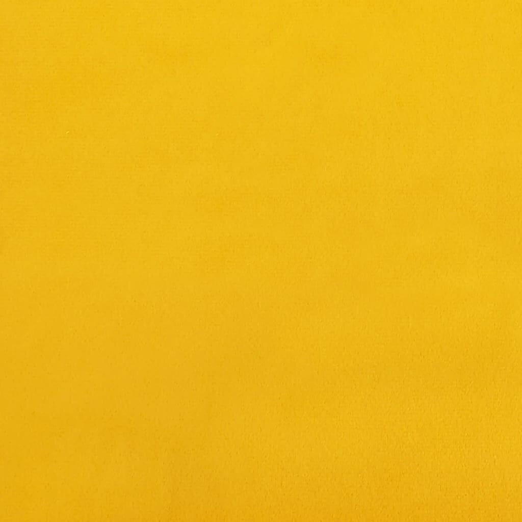 Kāju soliņš, dzeltens, 78x56x32cm, samta cena un informācija | Sēžammaisi, pufi | 220.lv