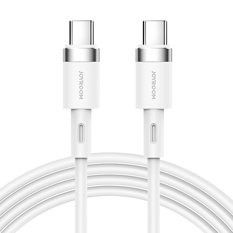 Joyroom USB-C - USB-C 1.2 m (JYR052WHT) cena un informācija | Savienotājkabeļi | 220.lv