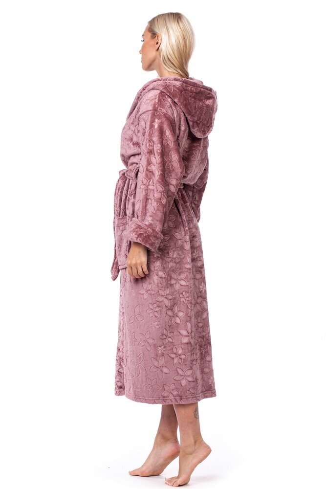 Sieviešu bambusa halāts ar kapuci ar apdrukātu rakstu Elite Bamboo цена и информация | Sieviešu halāti | 220.lv