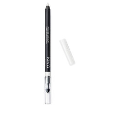 Acu zīmulis Kiko Milano Intense Colour Long Lasting Eyeliner, 01 Pearly White, 1.2g cena un informācija | Acu ēnas, skropstu tušas, zīmuļi, serumi | 220.lv