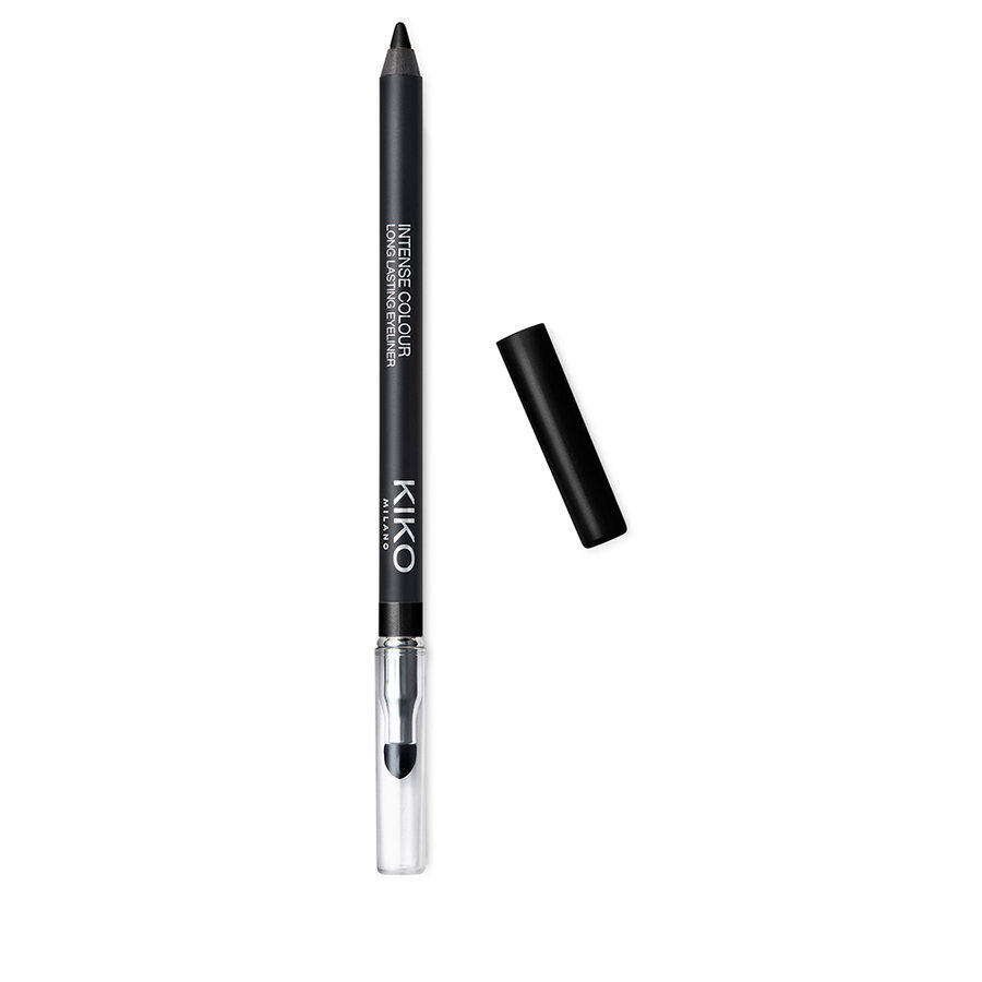 Acu zīmulis Kiko Milano Intense Colour Long Lasting Eyeliner, 16 Black, 1.2g цена и информация | Acu ēnas, skropstu tušas, zīmuļi, serumi | 220.lv