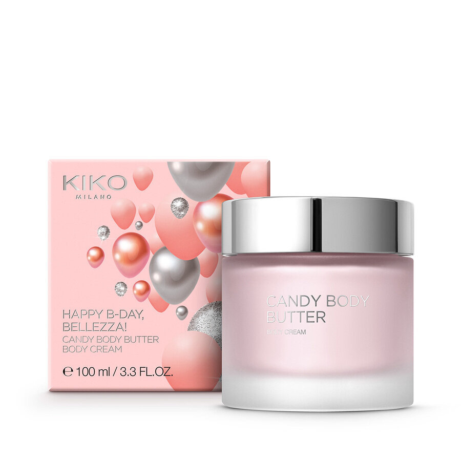 ķermeņa krēms Kiko Milano Candy Body Butter Body Cream, 100ml цена и информация | Ķermeņa krēmi, losjoni | 220.lv