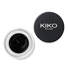 Гелевая подводка для глаз Kiko Milano Lasting Gel Eyeliner, Black, 6ml цена и информация | Тушь, средства для роста ресниц, тени для век, карандаши для глаз | 220.lv