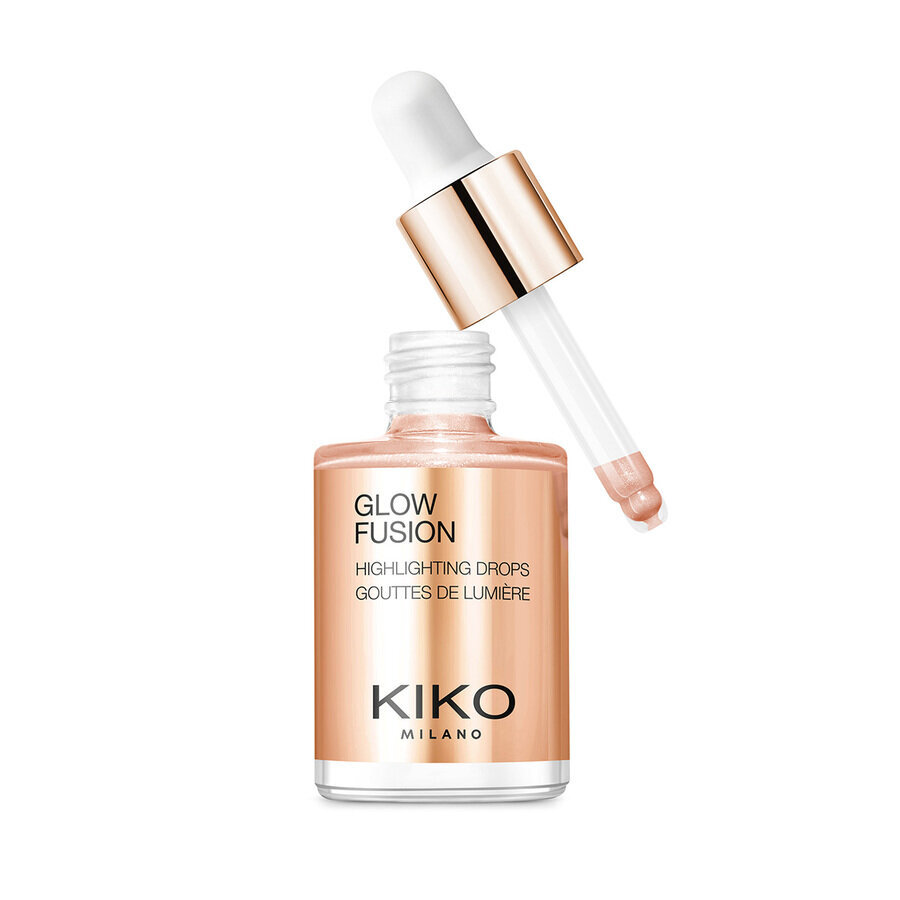 Sejas izgaismotājs Kiko Milano Glow Fusion Highlighting Drops, 10ml, 02 Sweet Dreams cena un informācija | Bronzeri, vaigu sārtumi | 220.lv