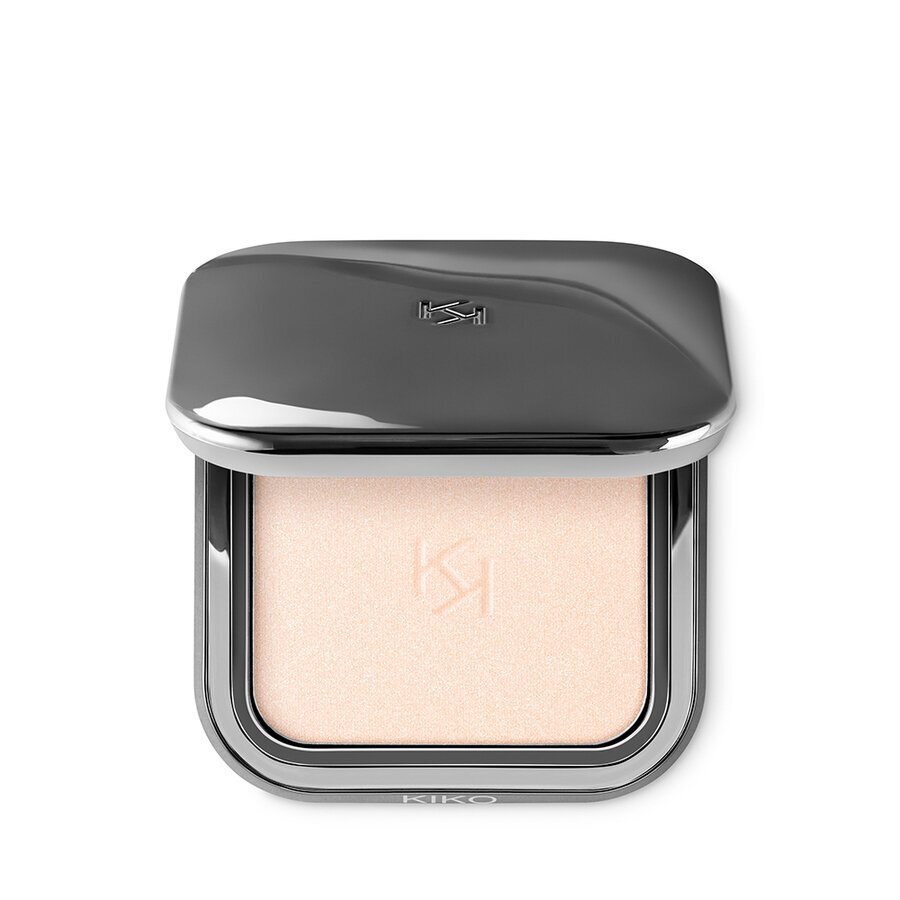 Sejas izgaismotājs Kiko Milano Glow Fusion Powder Highlighter, 01 Brilliant Champagne cena un informācija | Bronzeri, vaigu sārtumi | 220.lv