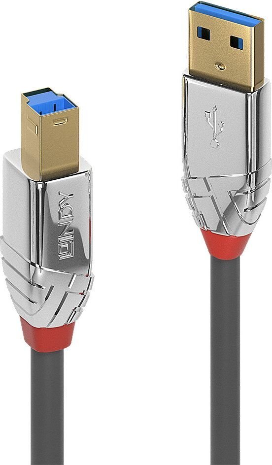 CABLE USB3.0 A-B 3M/CROMO 36663 LINDY cena un informācija | Savienotājkabeļi | 220.lv