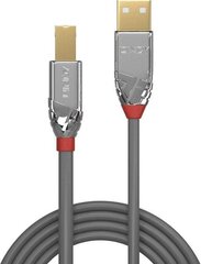 CABLE USB2 A-B 3M/CROMO 36643 LINDY cena un informācija | Savienotājkabeļi | 220.lv