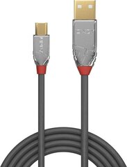 CABLE USB2 A TO MICRO-B 2M/CROMO 36652 LINDY cena un informācija | Savienotājkabeļi | 220.lv