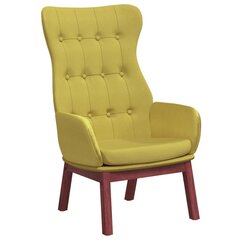 vidaXL atpūtas krēsls, gaiši zaļš audums cena un informācija | Atpūtas krēsli | 220.lv
