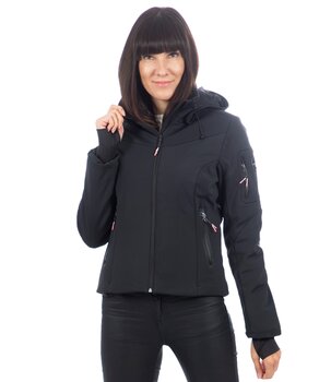 Лыжная куртка для женщин Icepeak ECORSE, черная цена и информация | Лыжная одежда и аксессуары | 220.lv