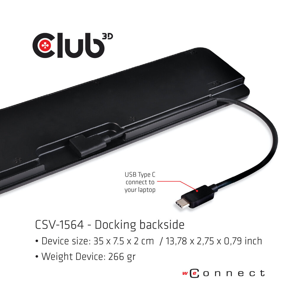 Club 3D CSV-1564W100 cena un informācija | Adapteri un USB centrmezgli | 220.lv