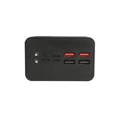 Extralink EPB-114 jaudas banka 50000 mAh / 4 x USB melns cena un informācija | Lādētāji-akumulatori (Power bank) | 220.lv