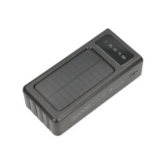 Внешний аккумулятор Extralink Solar EPB-093 30000 мАч / 4 x USB черный цена и информация | Зарядные устройства Power bank | 220.lv