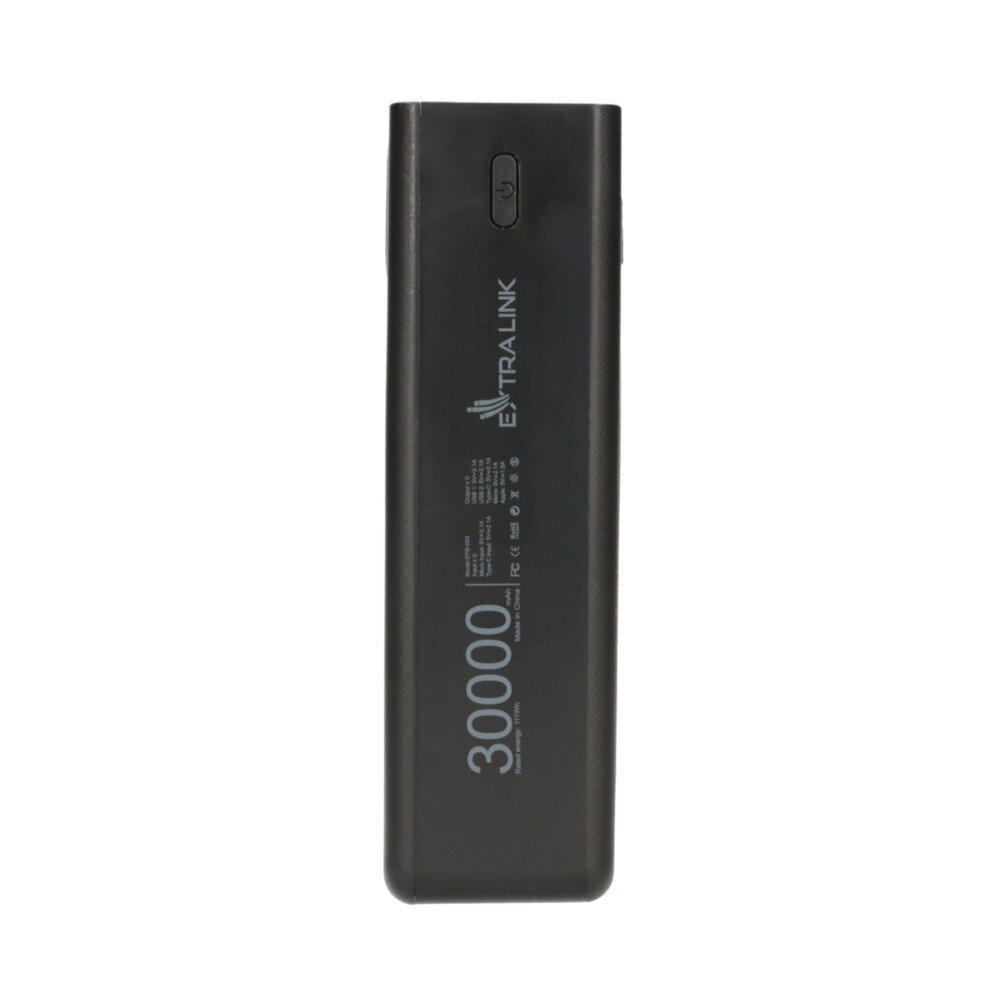 Extralink Solar EPB-093 jaudas banka 30000 mAh / 4 x USB melns cena un informācija | Lādētāji-akumulatori (Power bank) | 220.lv
