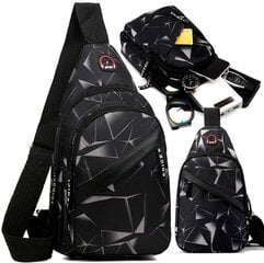 Маленький мужской рюкзак R10, черный цена и информация | Мужские сумки | 220.lv