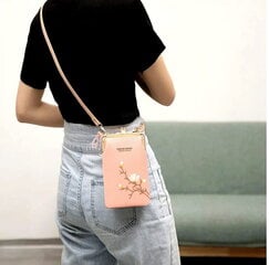 Маленькая женская сумочка T14, розовая цена и информация | Женские сумки | 220.lv