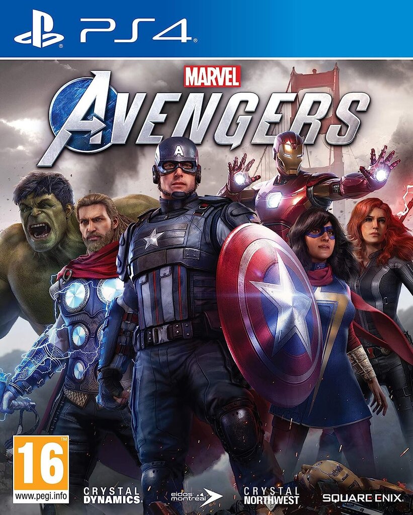 Компьютерная игра Мстители Marvel (включая бесплатное обновление до PS5)  (PS4) (PEGI-AT) цена | 220.lv