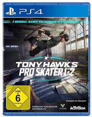 Spēle Tonija Hawk's Pro slidotājs 1+2 standarta izdevums - [PlayStation 4] cena un informācija | Datorspēles | 220.lv