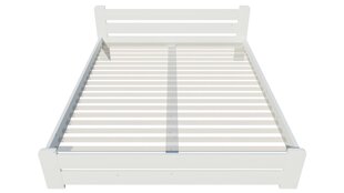 KLAIPEDA gulta bez restēm, 180x200 cm, balta cena un informācija | Gultas | 220.lv