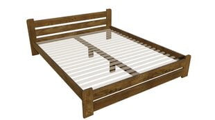 Кровать без решетки KLAIPĖDA, 160x200 см, цвет дуба цена и информация | Кровати | 220.lv