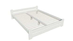 Кровать без решетки PALANGA, 90x200 см, белая цена и информация | Кровати | 220.lv
