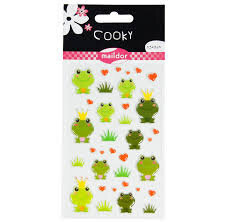 Uzlīme Cooky ''Vardes'' 7,5x12cm Decopatch/10 cena un informācija | Kancelejas preces | 220.lv