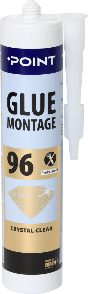 Līme Glue Montage POINT 96, caurspīdīga, 280 ml cena un informācija | Līmes | 220.lv