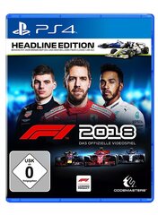 Spēle F1 2018 virsraksts [PlayStation 4] цена и информация | Компьютерные игры | 220.lv